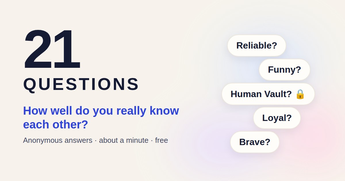 A psychology friendship building game